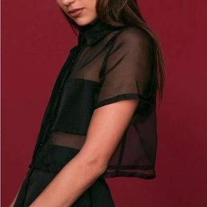 Vivian Chan Rosie Top in Black